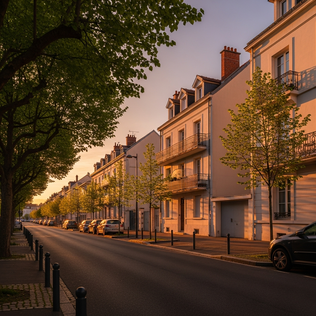 Vue d'une maison située rue du Commandant Maurice Lissac à Tigery pour estimation immobilière