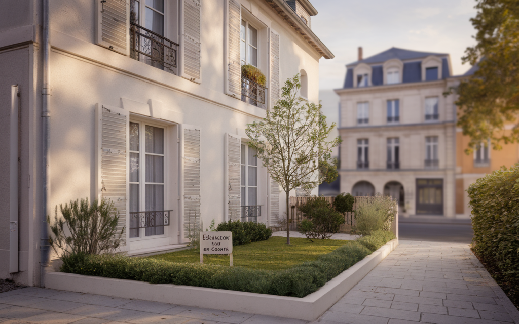 Façade d'une maison située rue de la Mairie à Morsang-sur-Seine pour estimation immobilière