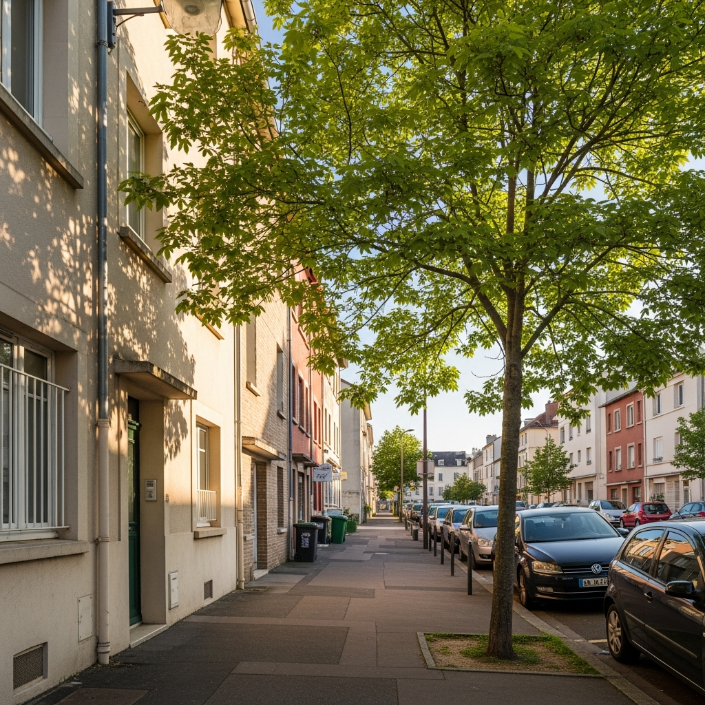 Vue d'une maison à estimer située rue du Lavoir à Tigery