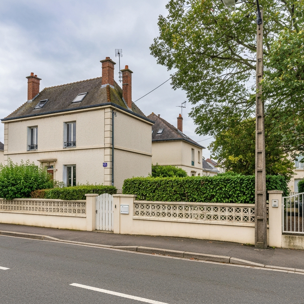 Vue d'une maison située à Allée des Sources à Morsang-sur-Seine pour estimation immobilière
