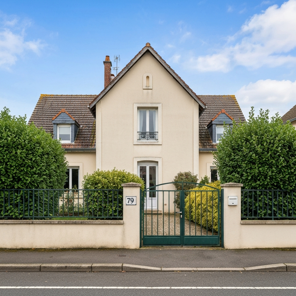 Vue extérieure d'une maison à Morsang-sur-Seine pour estimation immobilière