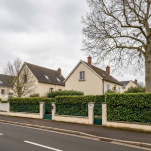 Vue d'une maison située sur la rue Galilée à Tigery pour une estimation immobilière