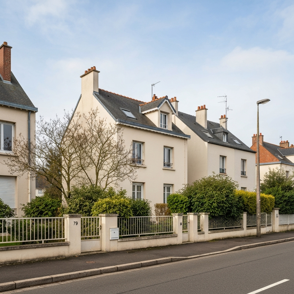 Image d'une maison située rue Henri Poincaré à Tigery pour estimation