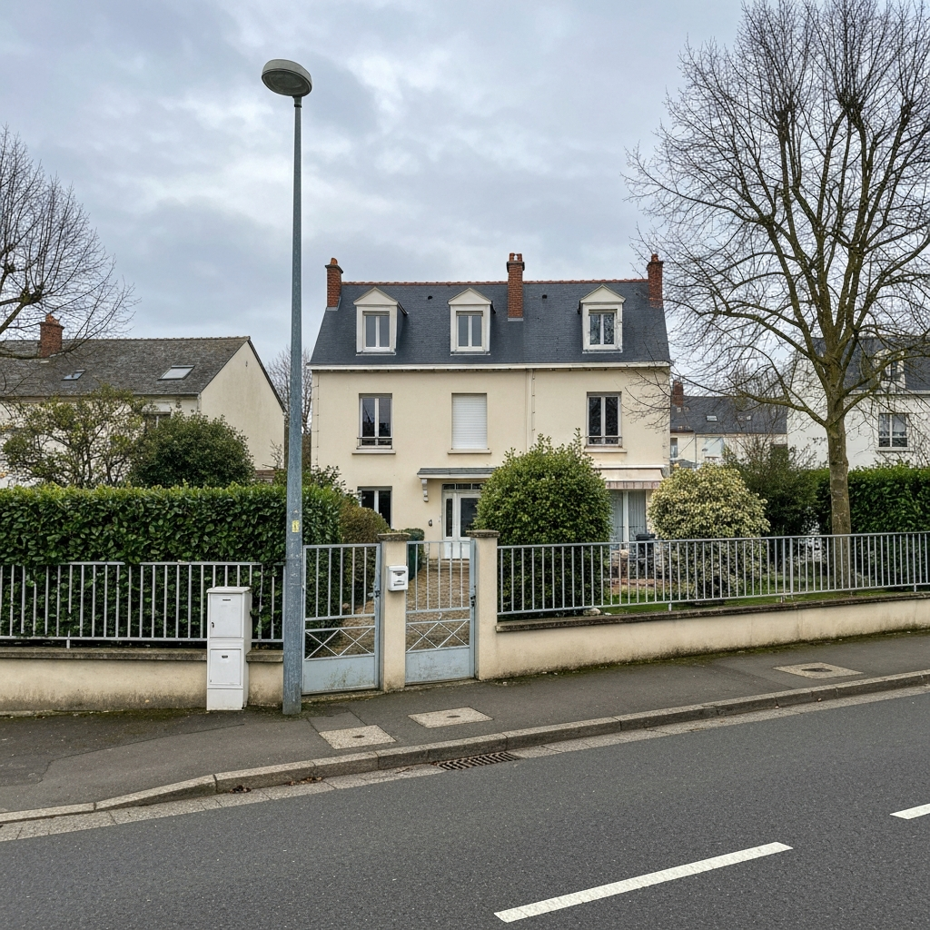 Vue aérienne de l'appartement situé à la Place du Vieux Marché à Saint-Germain-lès-Corbeil