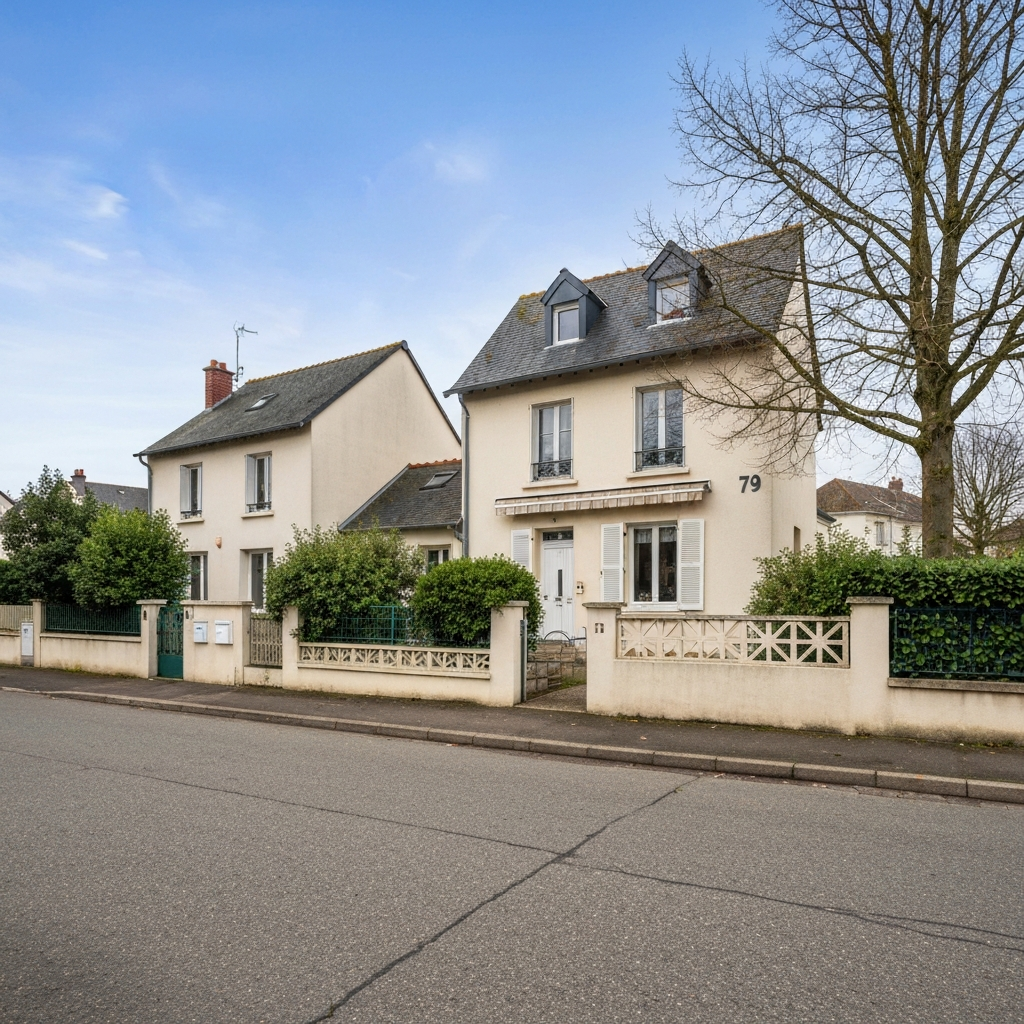 Vue aérienne du Square des Bouvreuils à Tigery montrant des appartements résidentiels