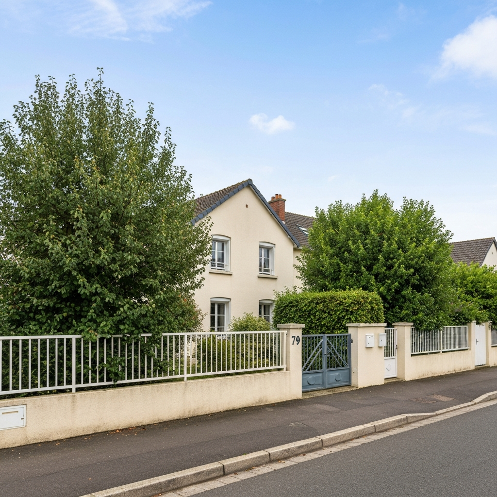 Vue de la maison située Allée des Peupliers Verts à Morsang-sur-Seine pour estimation