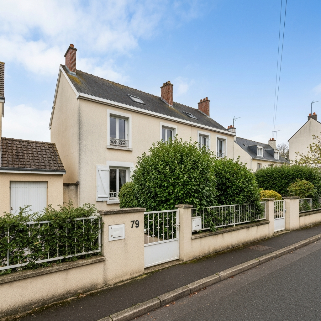 Vue d'une maison située sur l'Allée des Saules à Morsang-sur-Seine, utilisée pour une estimation immobilière