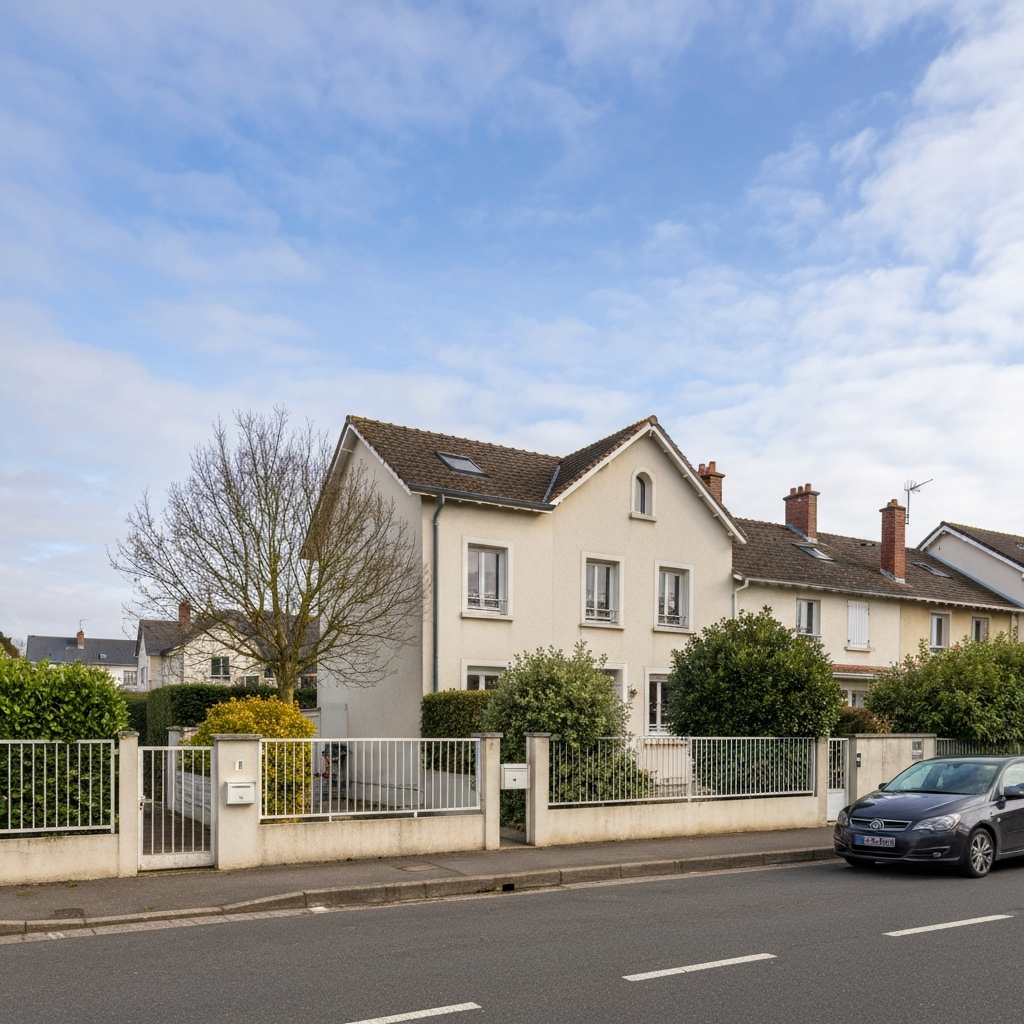 Vue d'une maison située à l'Allée du Coteau à Morsang-sur-Seine pour estimation
