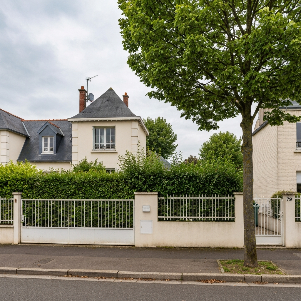 Vue d'une maison située sur le Chemin des Bois à Morsang-sur-Seine pour estimation