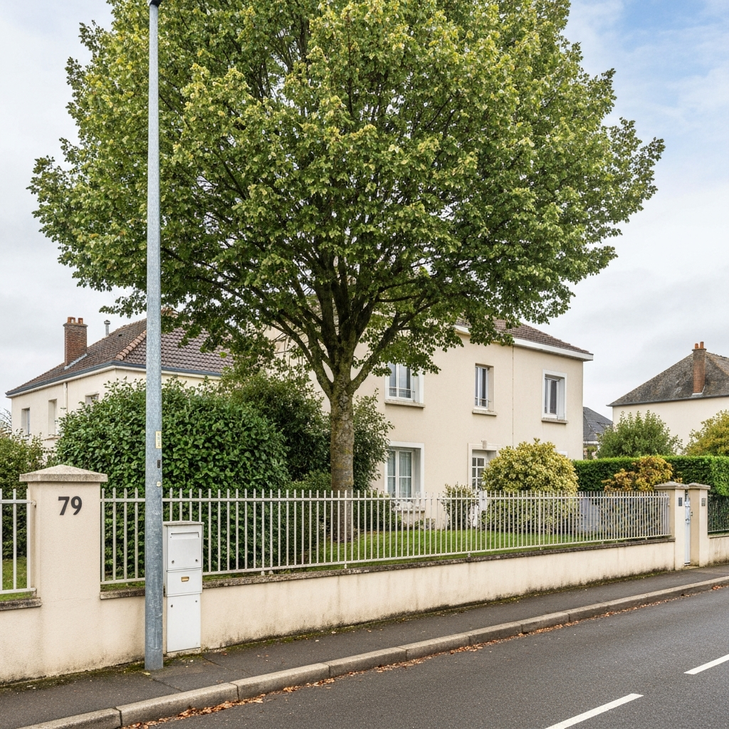 Vue de la maison située allée des cerisiers à Morsang-sur-Seine pour estimation