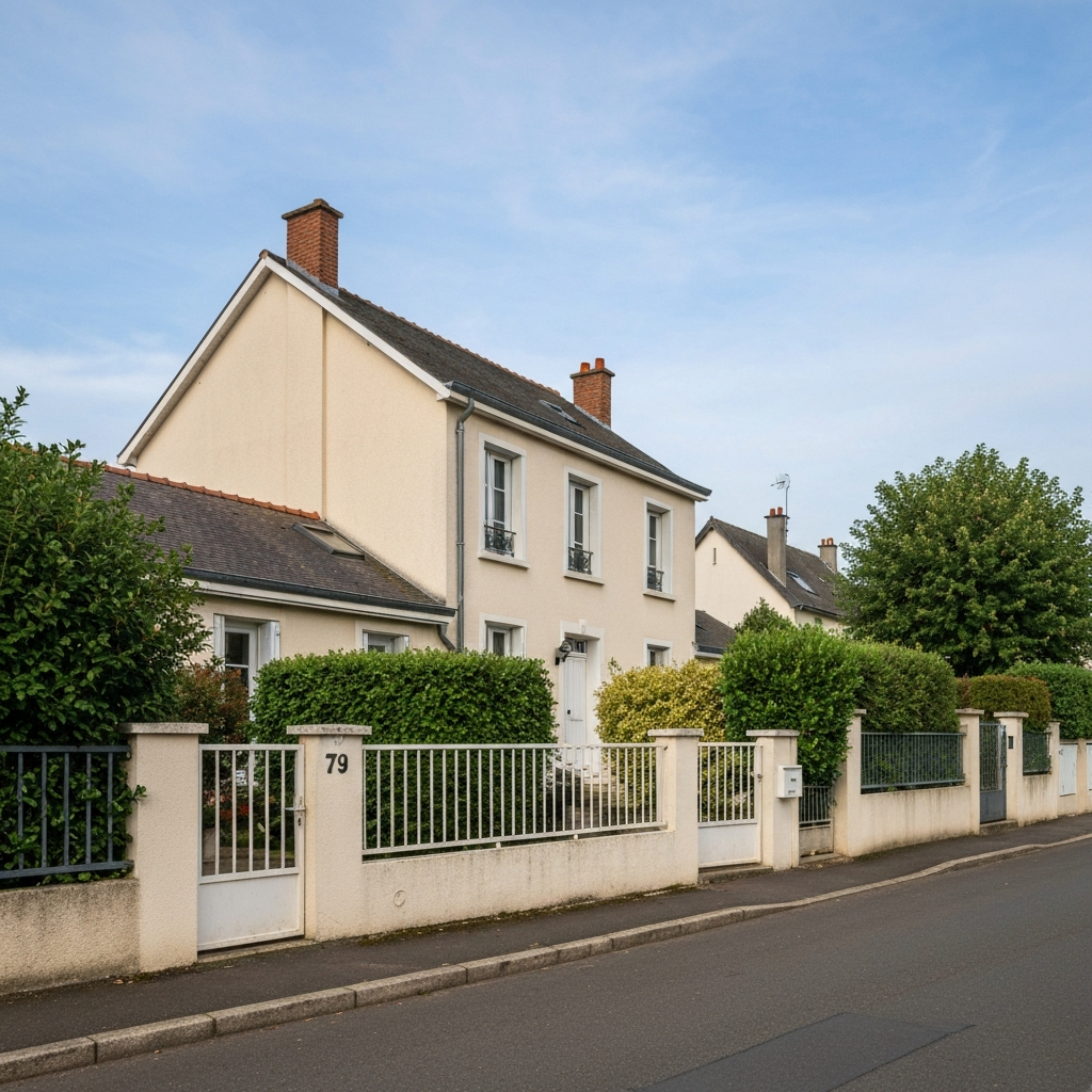Vue de la maison située à l'Allée des Hirondelles, Morsang-sur-Seine, pour estimation