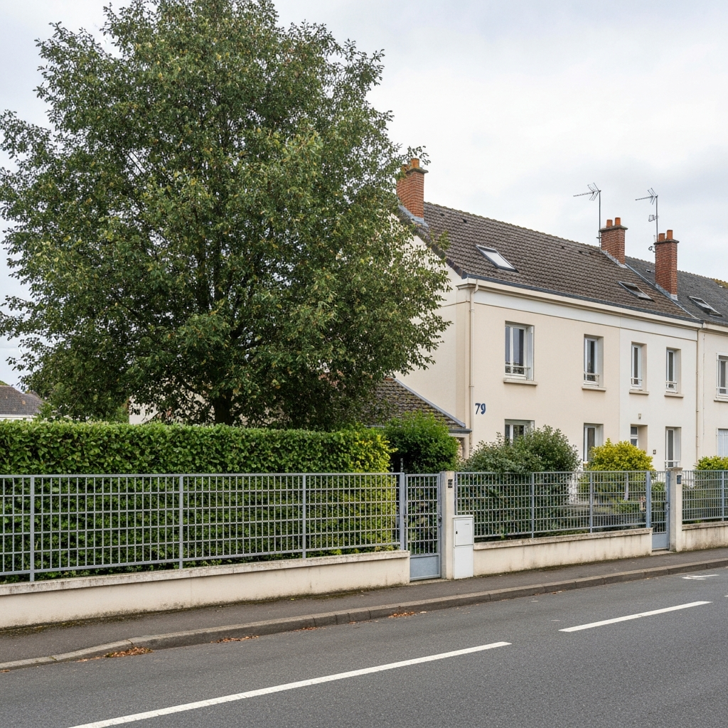 Vue d'une maison située sur la rue des Mouettes à Tigery pour estimation immobilière
